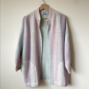 NARDA’S open weave jacket